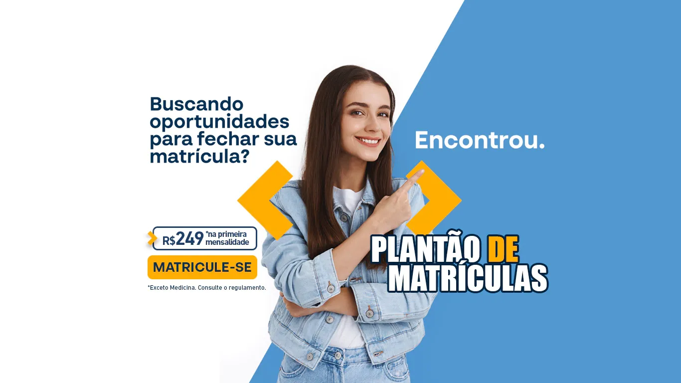 [HOME] Plantão de Matricula - semi e presencial